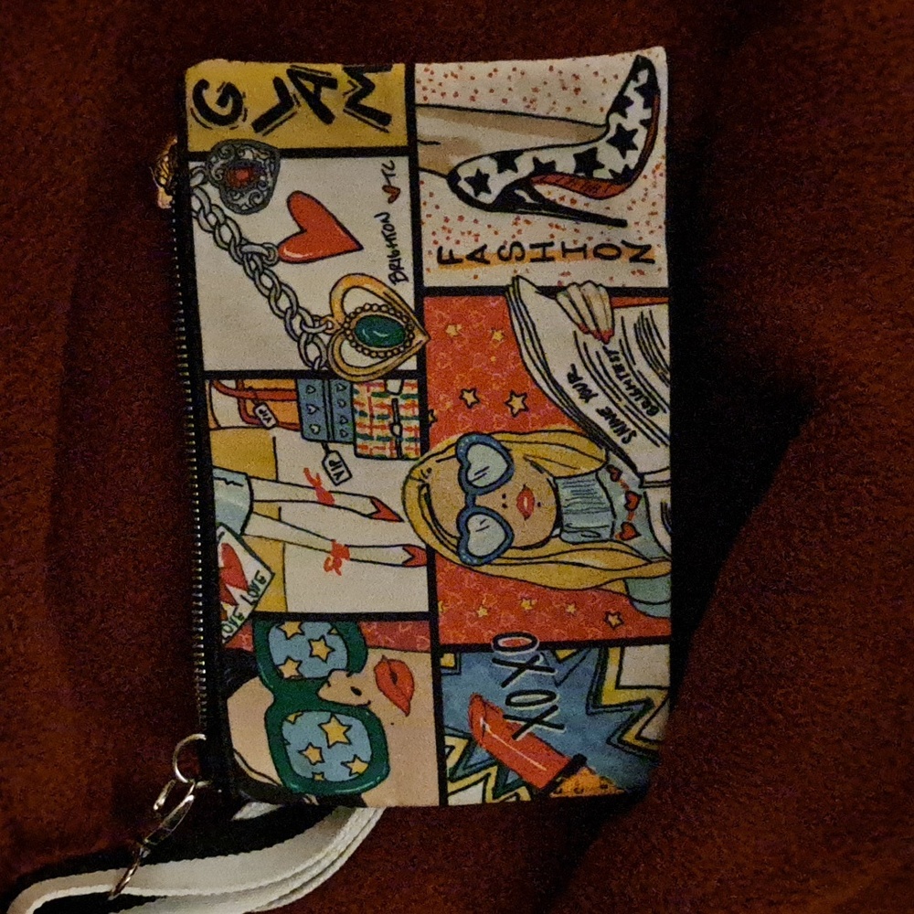 Brighten glam girl cross body pouch new never used         Bin1
